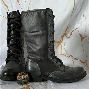 Black CAT Combat Boots